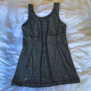 Adorable lululemon accented tank